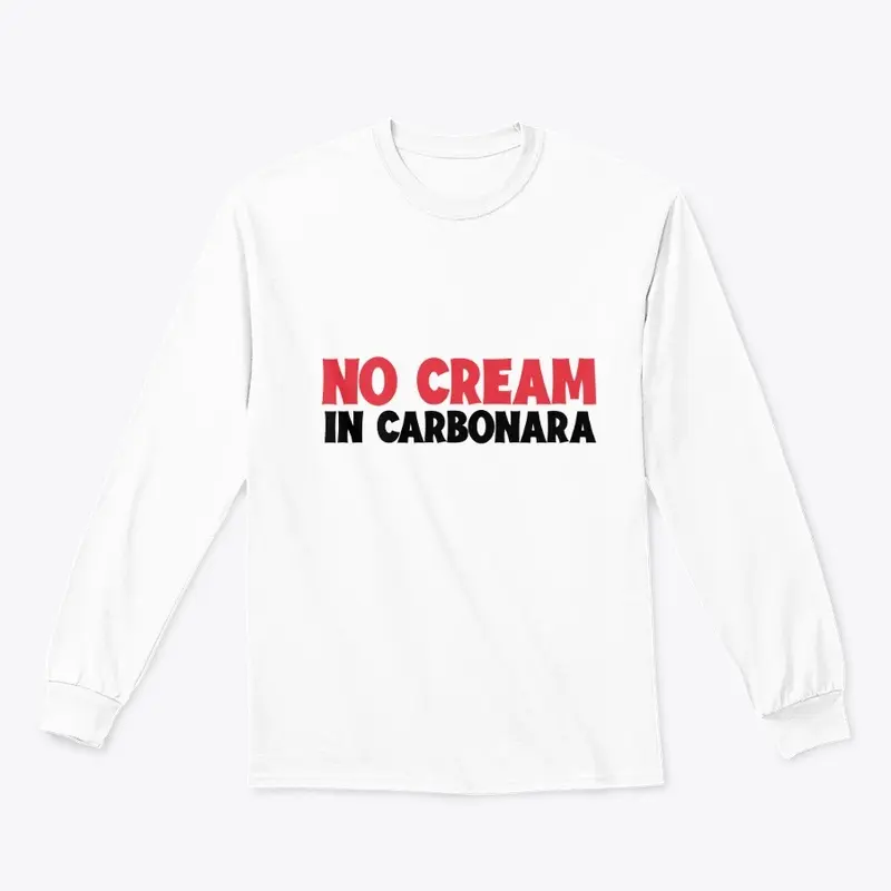 No Cream In Carbonara